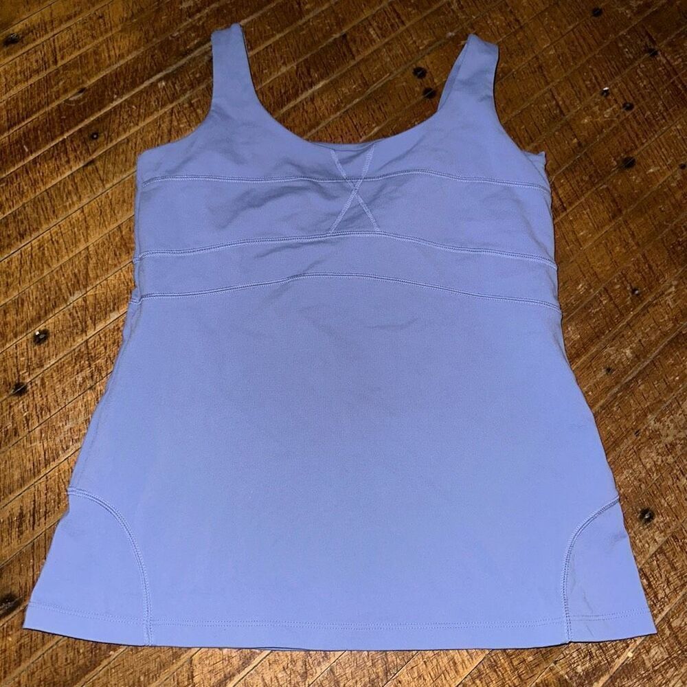 Athleta Lavender Scoop Neck Performance Tank